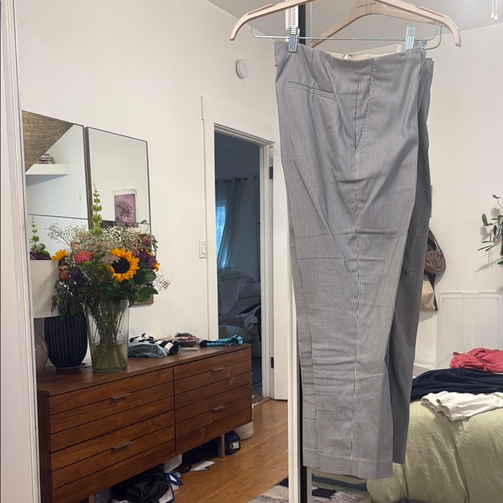 Theory Women's Gray Capris